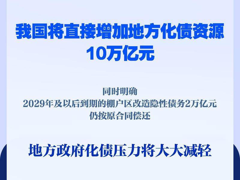 皇冠信用網平台代理_新华社权威快报|直接安排10万亿元皇冠信用網平台代理！地方政府化债压力将大大减轻